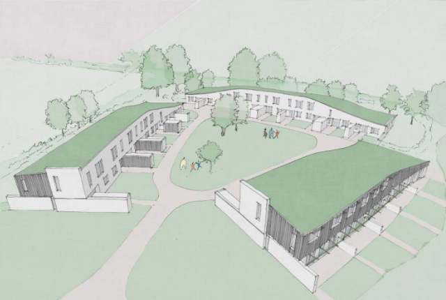 An artists impression of the new development