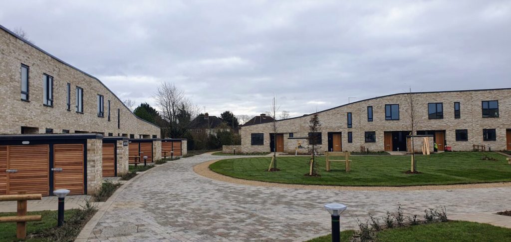 Another view of the Great Shelford almshouses